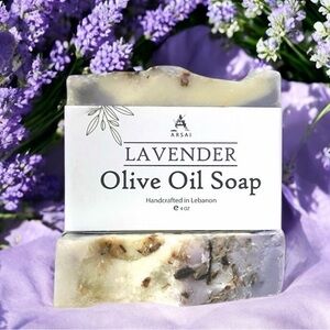 Lavender Olive Oil Bar Soap - All-Natural & Handcrafted